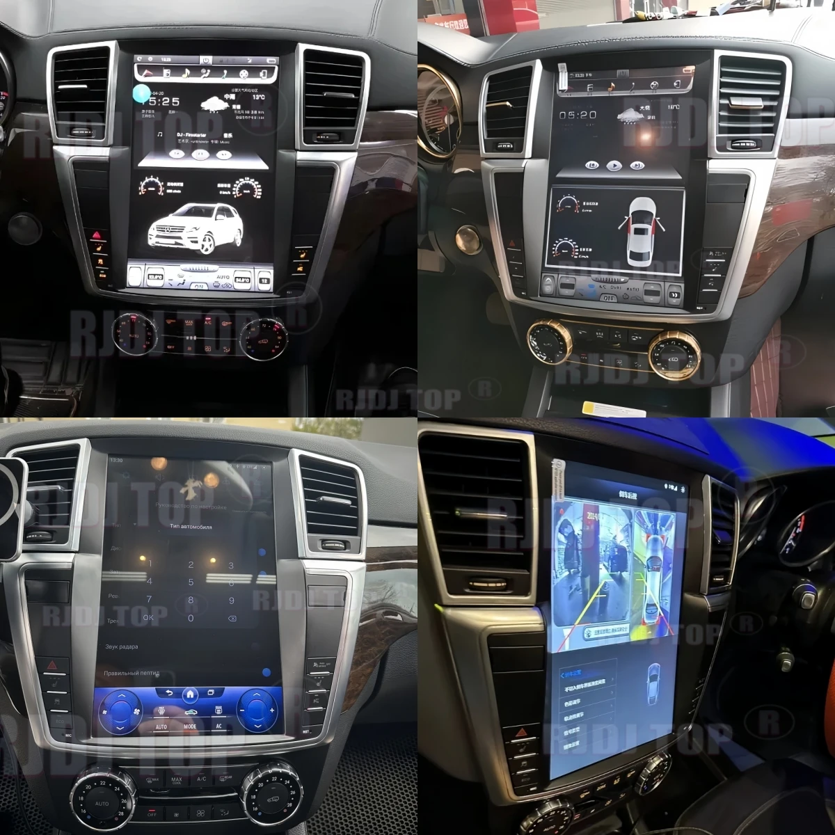 For Mercedes Benz ML W166 GL X166 ML300 ML350 ML400 ML550 GL350 GL400 Screen Android Auto Car Radio Multimedia Player Carplay 5G