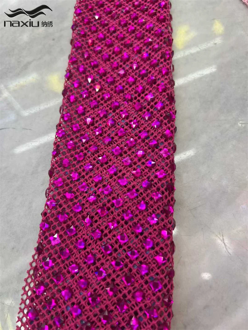 

Madison Luxury 3D Lace Fabric Stones Embroidery Nigerian Bridal High Quality French Heavy Lace Fabric For Wedding Party