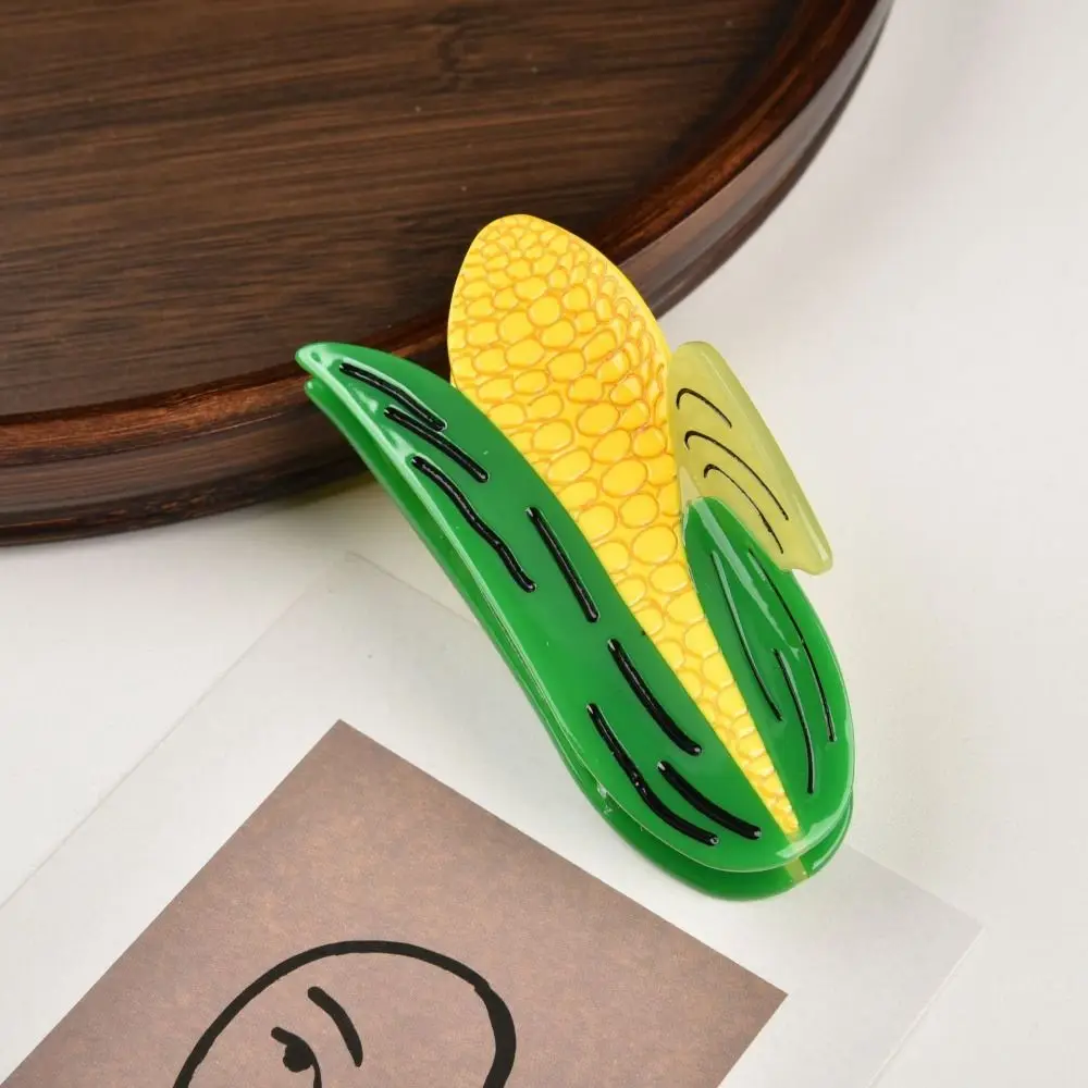 مجوهرات الخضار الذرة مشبك شعر خلات الإبداعية مشبك شعر أغطية الرأس للنساء الفتيات