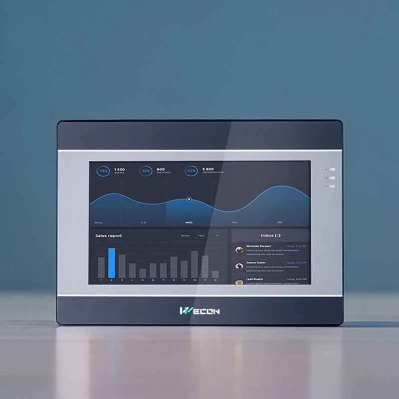 Wecon HMI IN1071 IN1072 PI3070IE PI3070I PI3070IG Tela sensível ao toque de 7 polegadas RS232 RS485/422 IN1101 10,2 polegadas PI3043IE 4,3 polegadas