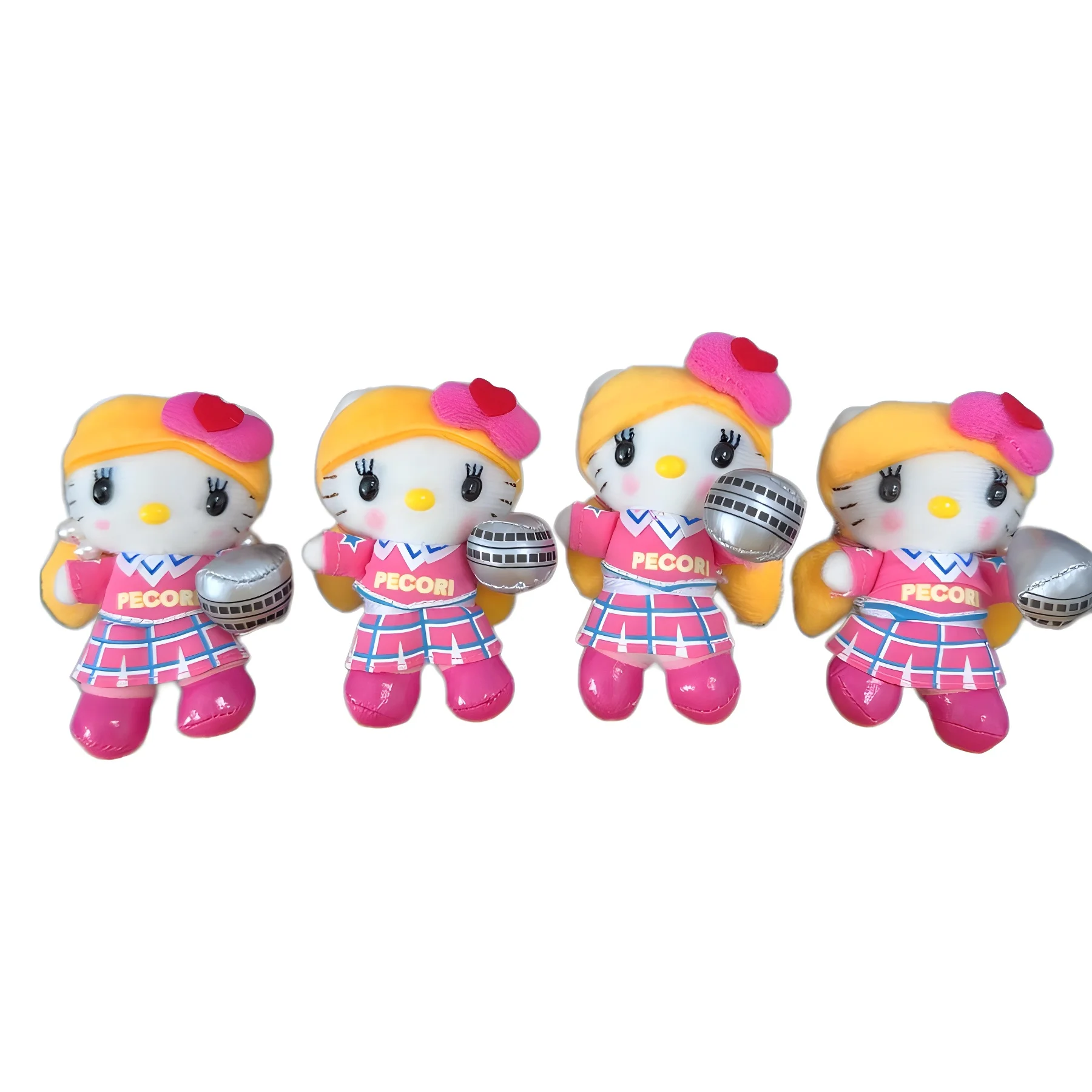 チアリーディング ダブルポニーテール ハローキティ ヴィンテージ ミニバックパック キーホルダー ぬいぐるみ おもちゃ ペンダント 日本 韓国 可愛い 女の子 ギフト