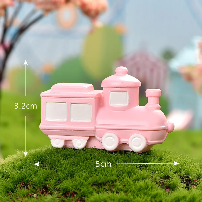 Figurine Miniature Cartoon Amusement Park Micro Landscape Ornaments For Home Decor Gardening DIY Cake Decoration Accessories