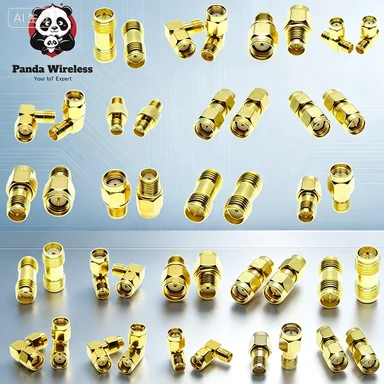5pcs For Converter Antenna Copper Adapter SMA to SMA Connector male female Jack plug Triple RP SMA RPSMA Straight Right angle