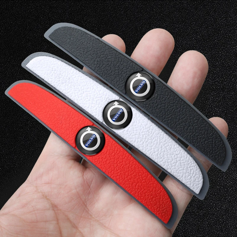 4 Stuks Rubber Anti Collision Strip Autodeur Achteruitkijkspiegel Protector Stickers Voor Volvo S60