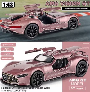 1：43 GT Super Concept Car Diecast Metal Alloy Model Car Hobbies High Simulation Collections Ornaments Boyfriend
