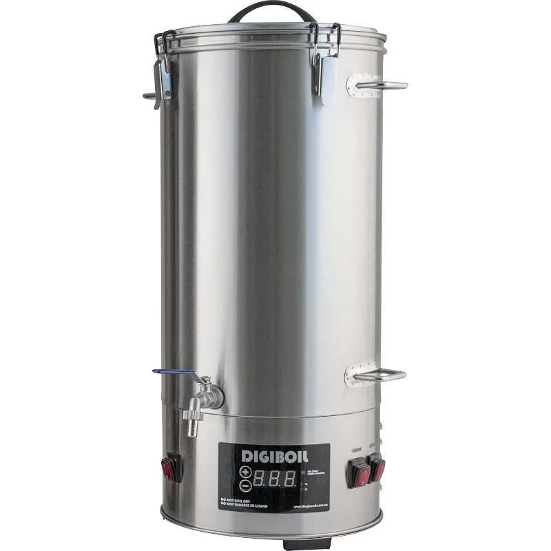 غلاية كهربائية ديجيبويل - 35 لتر / 9.25 جالون (110 فولت)، طاقة 1500 وات، تحكم رقمي في درجة الحرارة، ستانلس ستيل