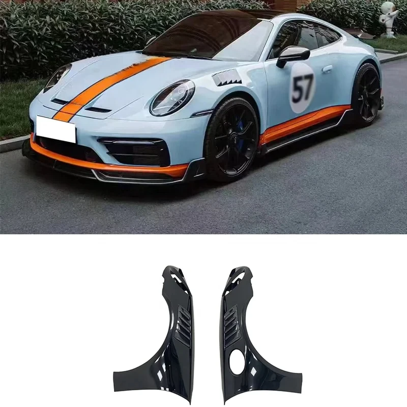 

GT-3 Style Carbon Fiber Front Fender Body Kit Front Bumper Rear Bumper Side Skirt for 911 992