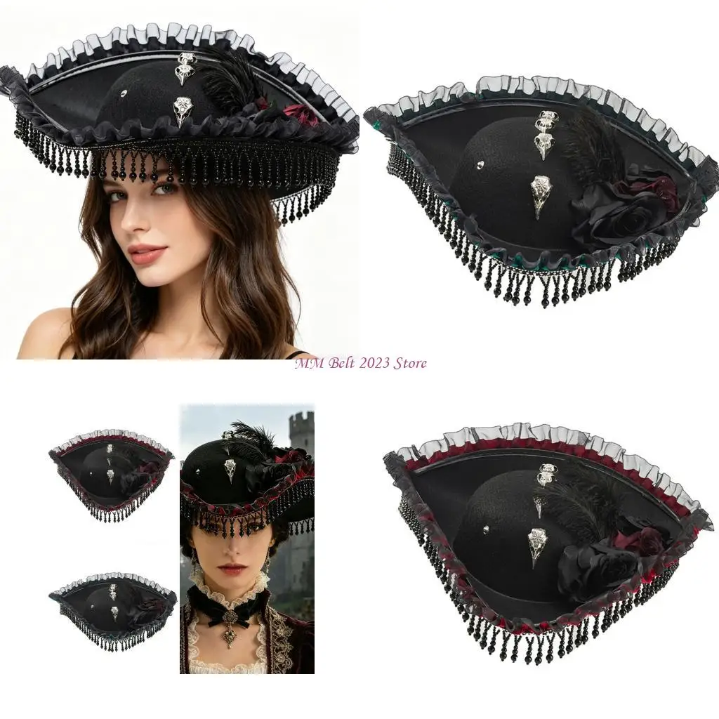 49me-beaded-fringe-role-play-pirate-hat-metal-embellishments-and-soft-polyester