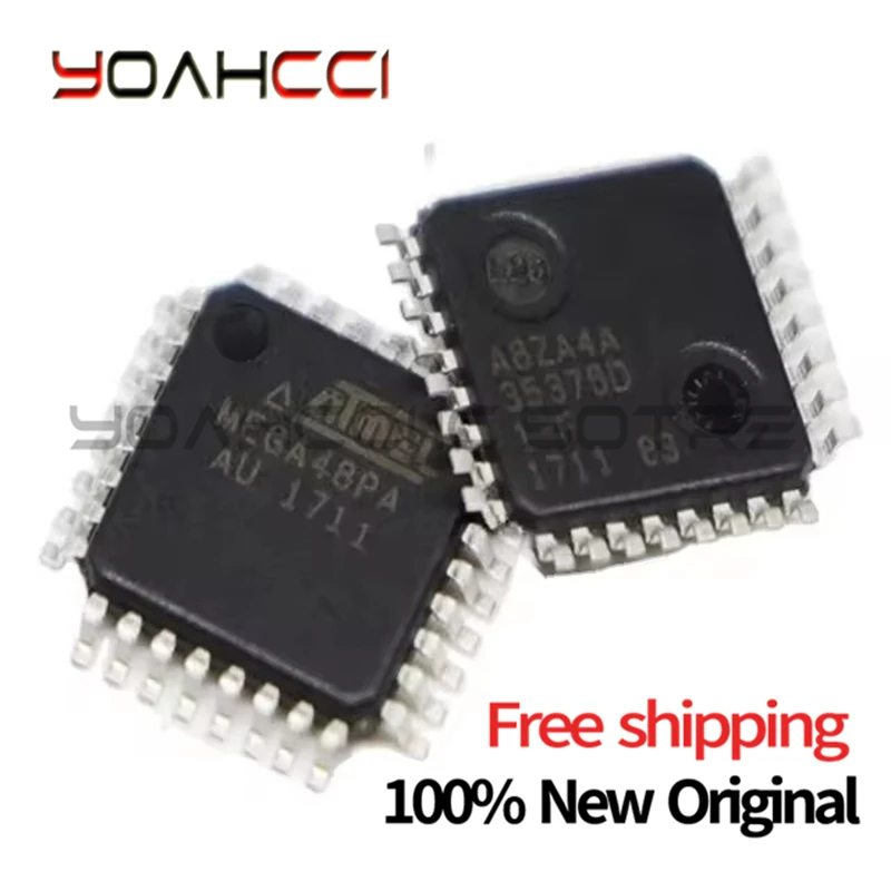 

(10-100piece)100% New ATMEGA48PA-AU ATMEGA48PA AU QFP-32 Chipset Original free shipping