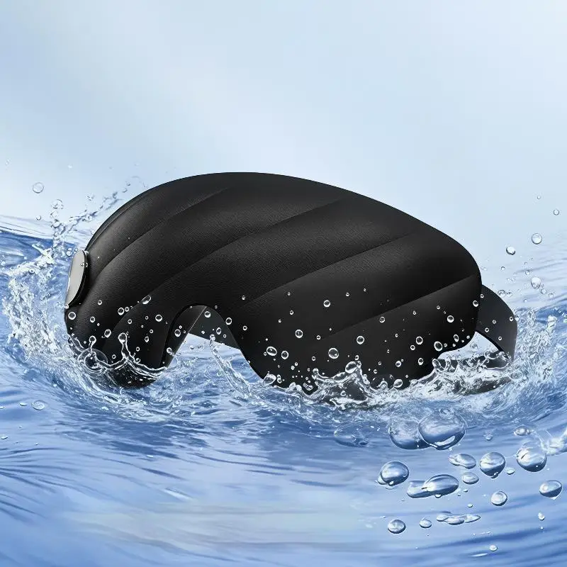 3D Sleep Eye Mask 100% Light Blocking Soft Breathable Memory Foam with Adjustable Strap for Travel Nap Shift Work
