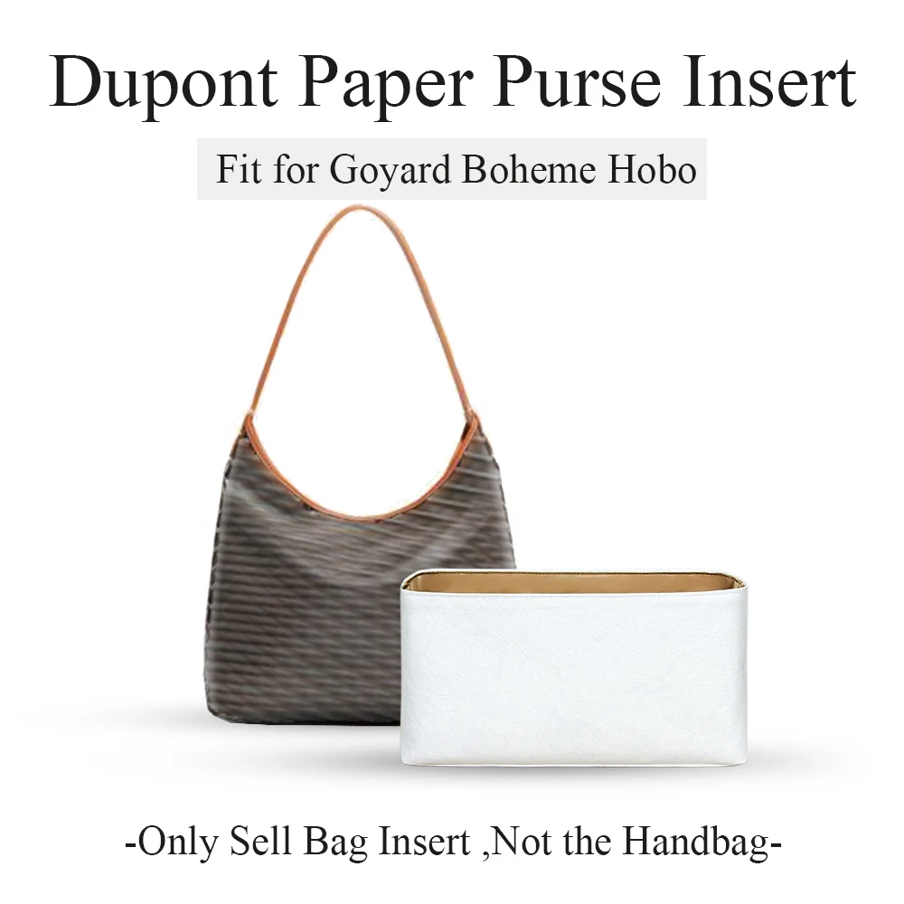 Dupont-Porte-monnaie en papier adapté à Goyard Boheme Hobo, doublure intérieure mince, sac de rangement à l'intérieur