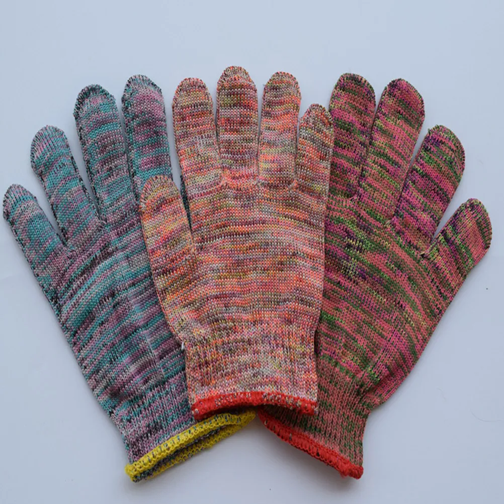 

12Pairs Wear-Resistant Garden Gloves Heavy Duty Non-Slip Protective Working Gloves for Outdoor Gardening Planting Weeding
