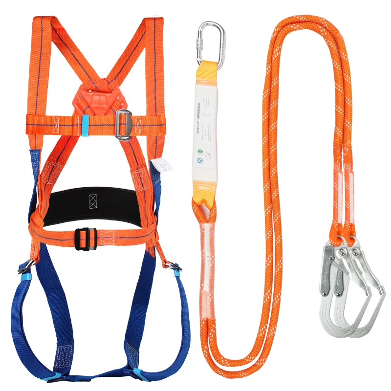 

High-altitude Operation Safety Belt Five Point Outdoor Construction Wear-resistant ClimbingPoleSafetyBeltSafety Rope
