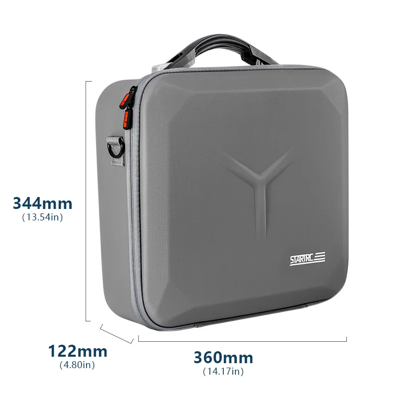 Bolsa de ombro de viagem para dji mavic 4 pro fly mais combo caixa de armazenamento de acessórios pu bolsa portátil para dji rc pro 2