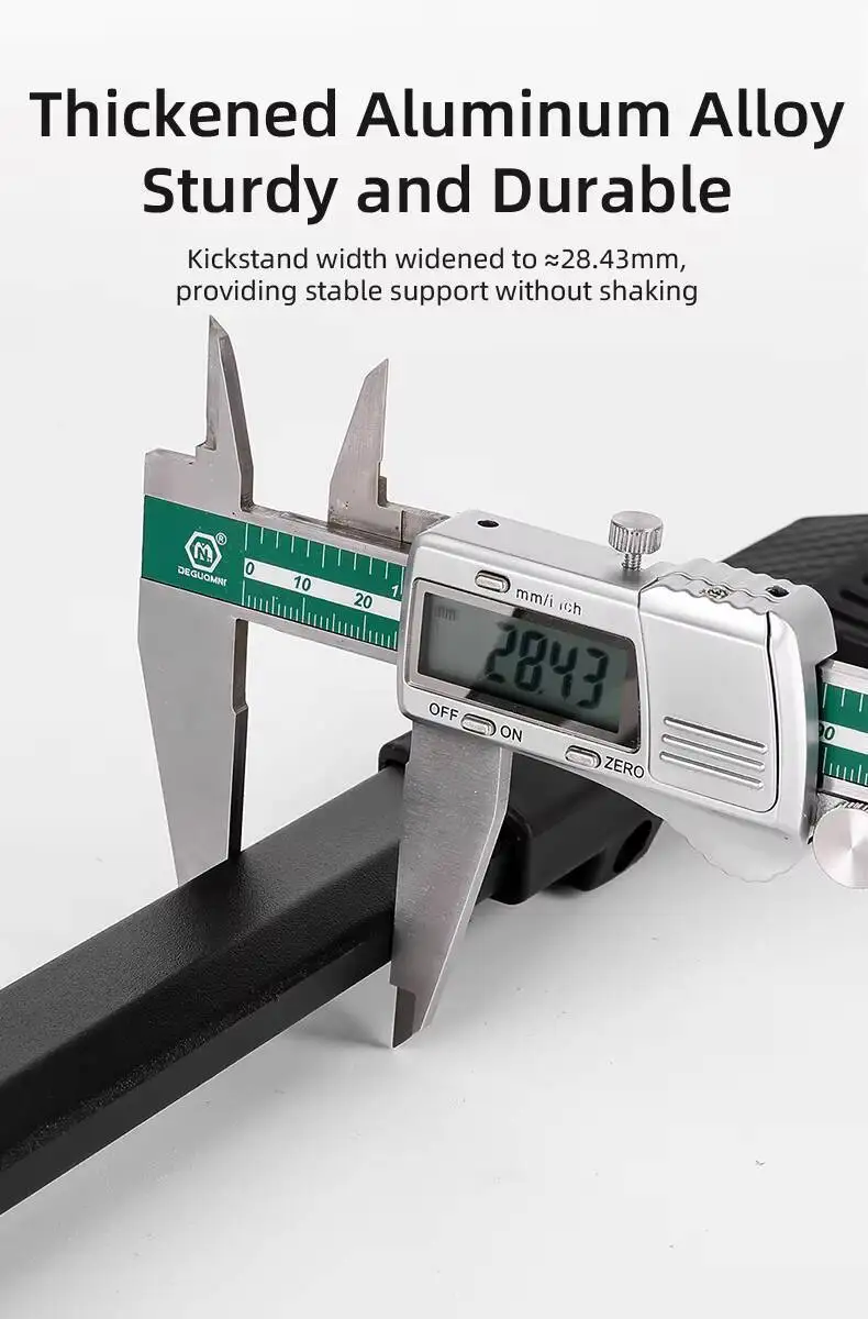 ESLNF Fahrradzubehör Fahrradständer aus bruchsicherer Aluminiumlegierung, verstellbare Länge, anwendbar für Fahrräder – Detail 8