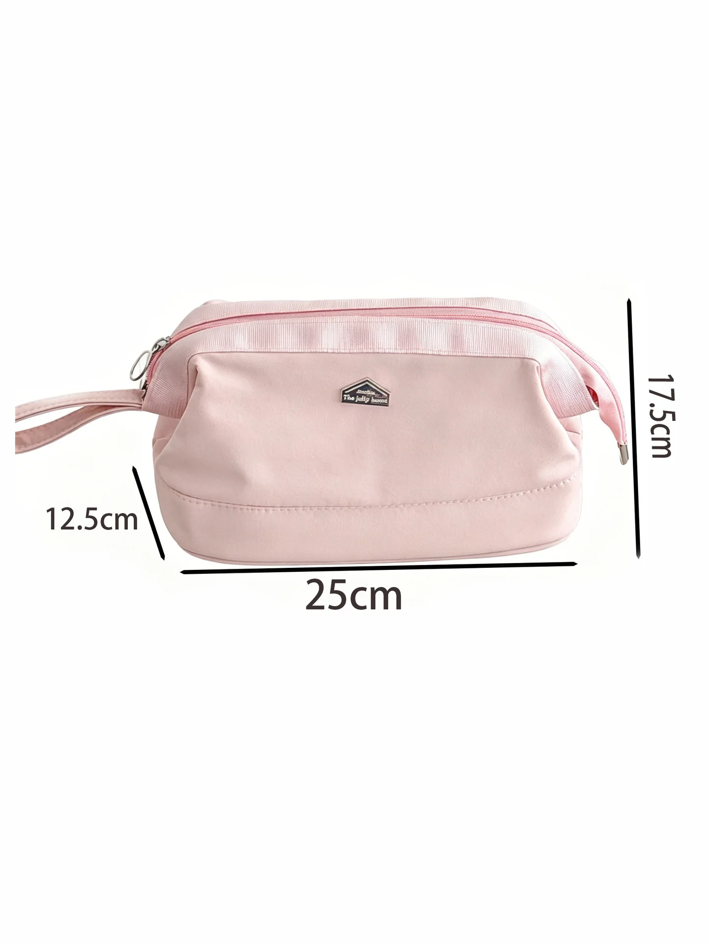 YT Große Kapazität Make-up-Tasche mit Weitem Einstieg, Schlicht und Stilvoll, Unterteiltes Design, Kosmetik-Aufbewahrungstasche, Toilettentasche – Detail 1