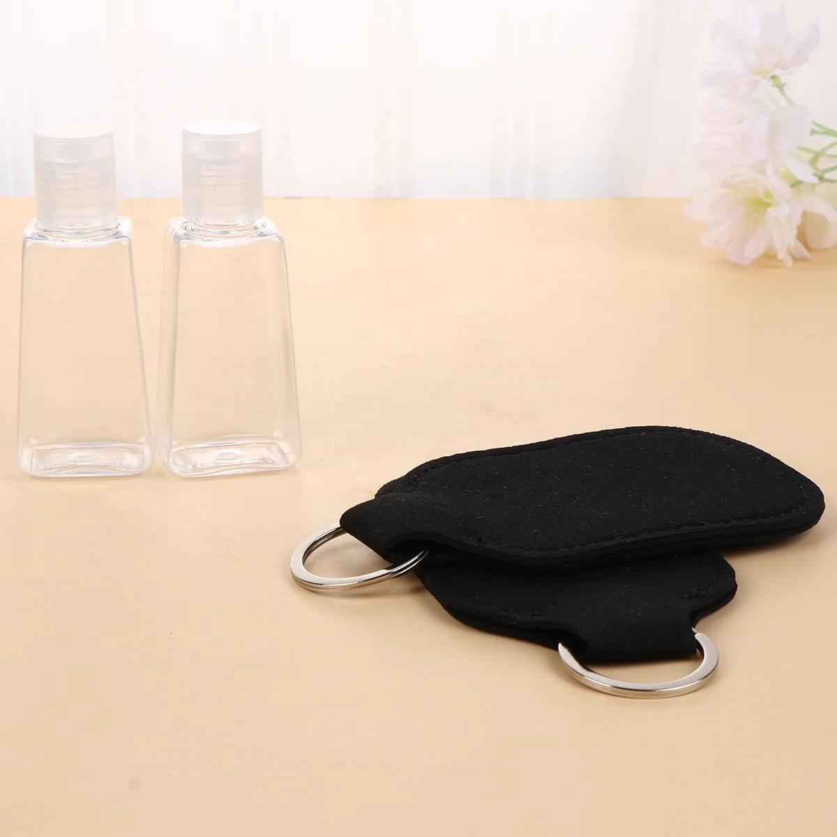 

6 Pcs Refillable Storage Container Protective Bottle Cover Cap Portable Neoprene Perfume