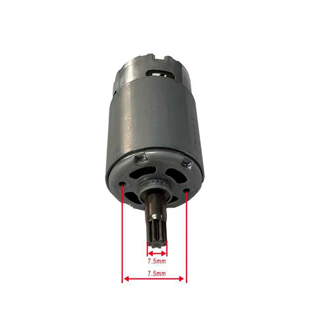 8 Teeth Motor RS550 DC 21V Rechargeable RS550 Household Multi-functional Lithium Battery Impact Drill All-copper Wire Motor