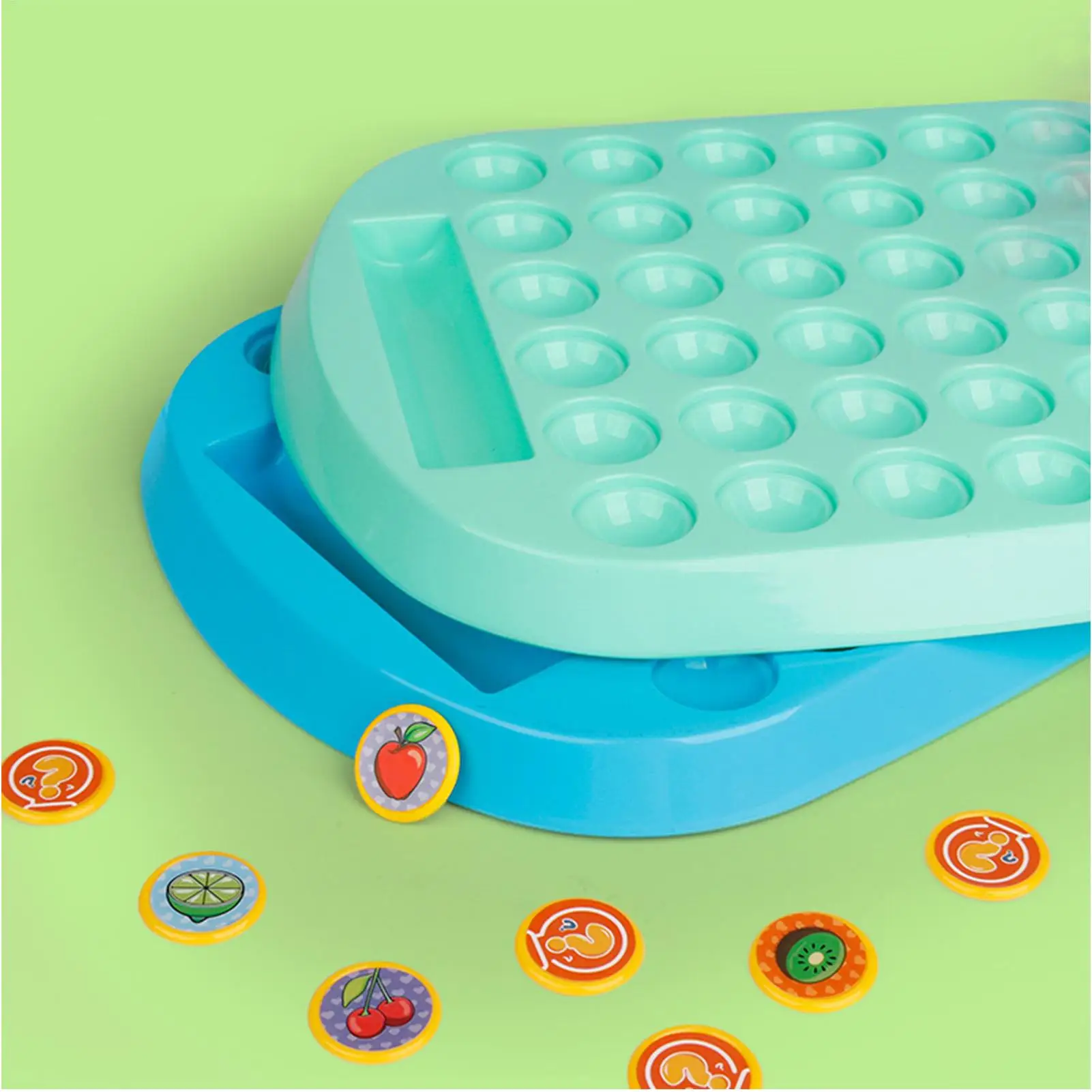 Jeu de correspondance de mémoire pour enfants, jouets éducatifs à motifs de fruits d'animaux, jeu de société de stratégie assorti pour enfants en bas âge