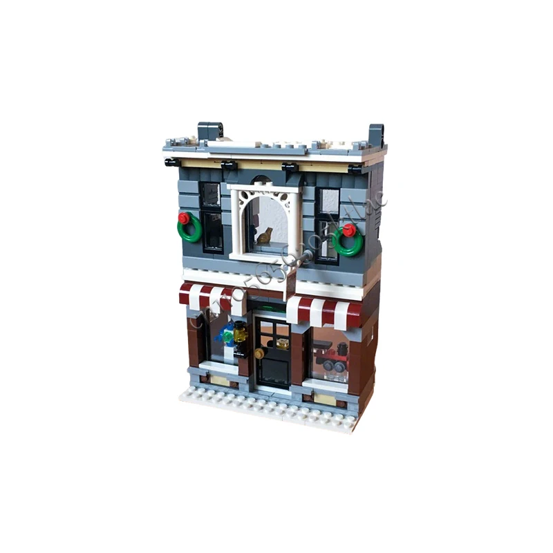 471 Pezzi Negozio di Giocattoli Vintage Main Street 10249 MOC, Blocchi da Costruzione Modulari Personalizzabili, Giocattolo Educativo Fai-da-Te, Regalo per le Festività