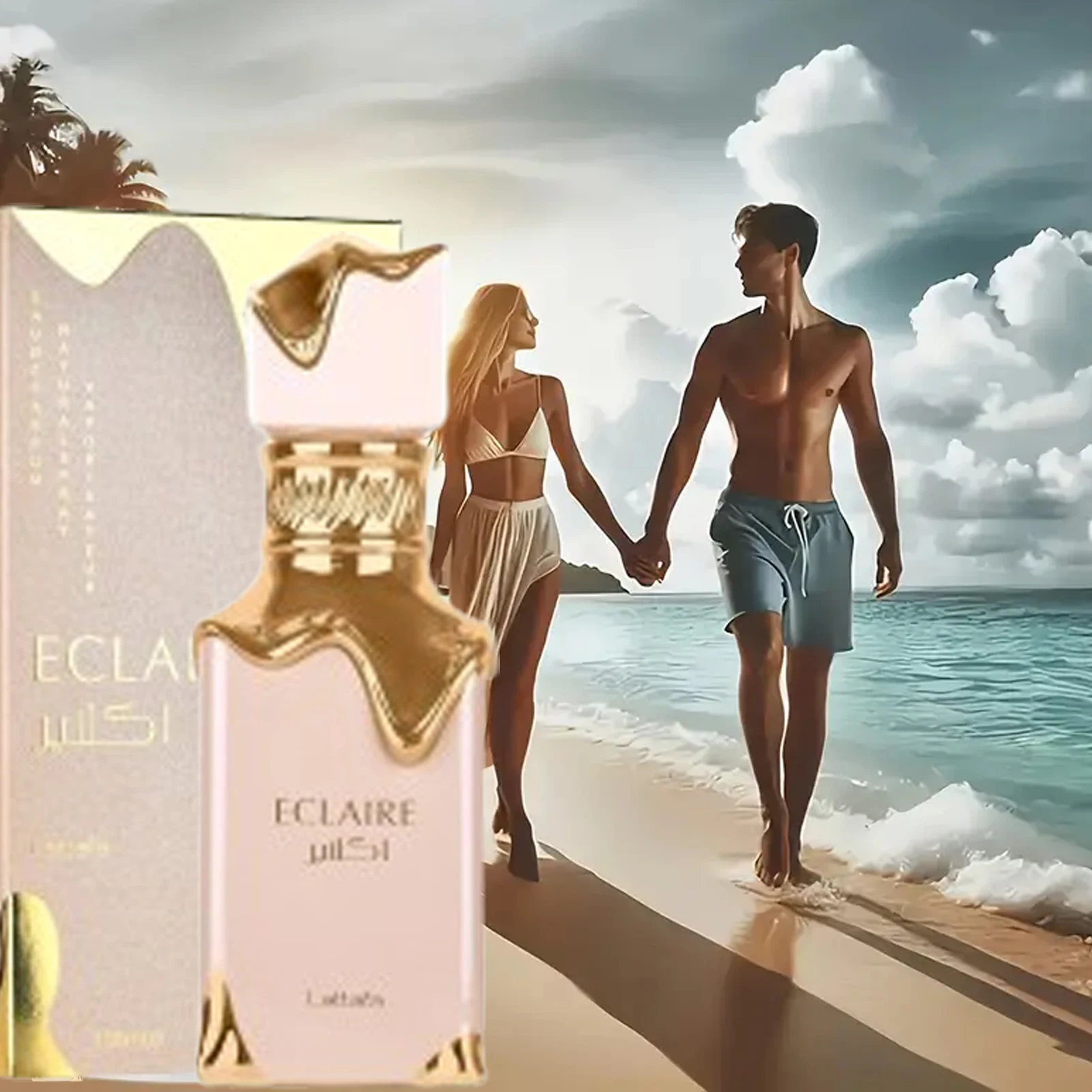 LATTAFA Eclaire Eau De Parfum Spray للنساء، 3.4 أونصة/100 مل هدايا عيد الحب تعطيها هدية مثالية