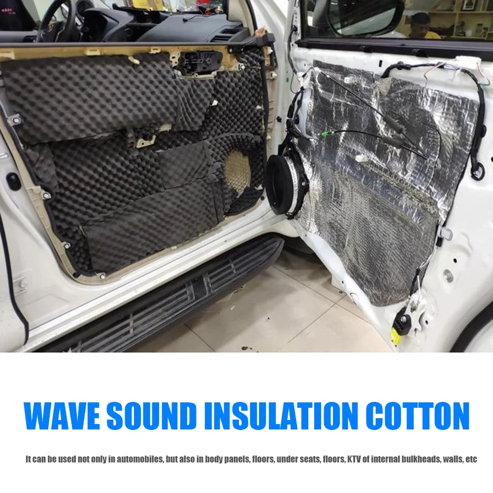 

Auto Noise Insulation Sound Deadening Mat 20x31 inch Car Sound Proofing Foam Enduring Car Parts Components