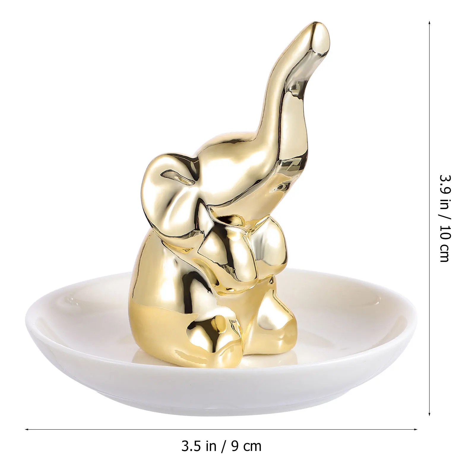 Animal Shaped Jewelry Dish Storage Tray Ceramic Decorative Plate Display Creative Space-saving