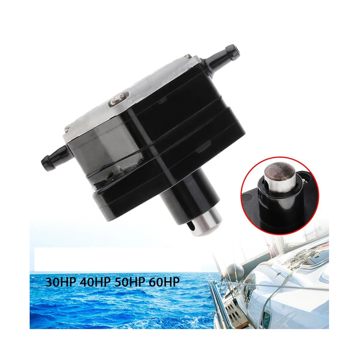 Boat Engine Fuel Pump Assembly for Yamaha F40/50/60 T50/60 30/40/50/60HP Outboard Motor 6C5-24410-00 Boat Fuel Pump