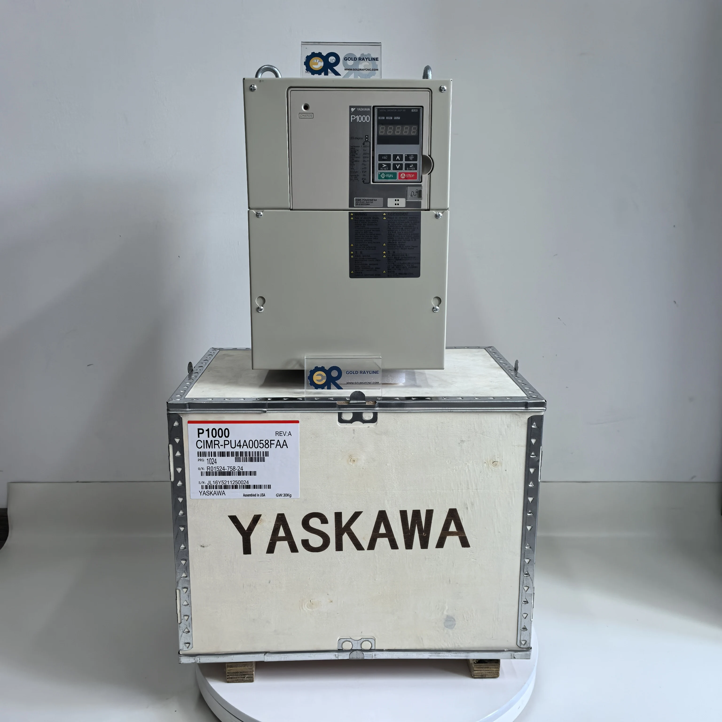 

New CIMR-PU4A0058FAA Yaskawa Inverter In Stock