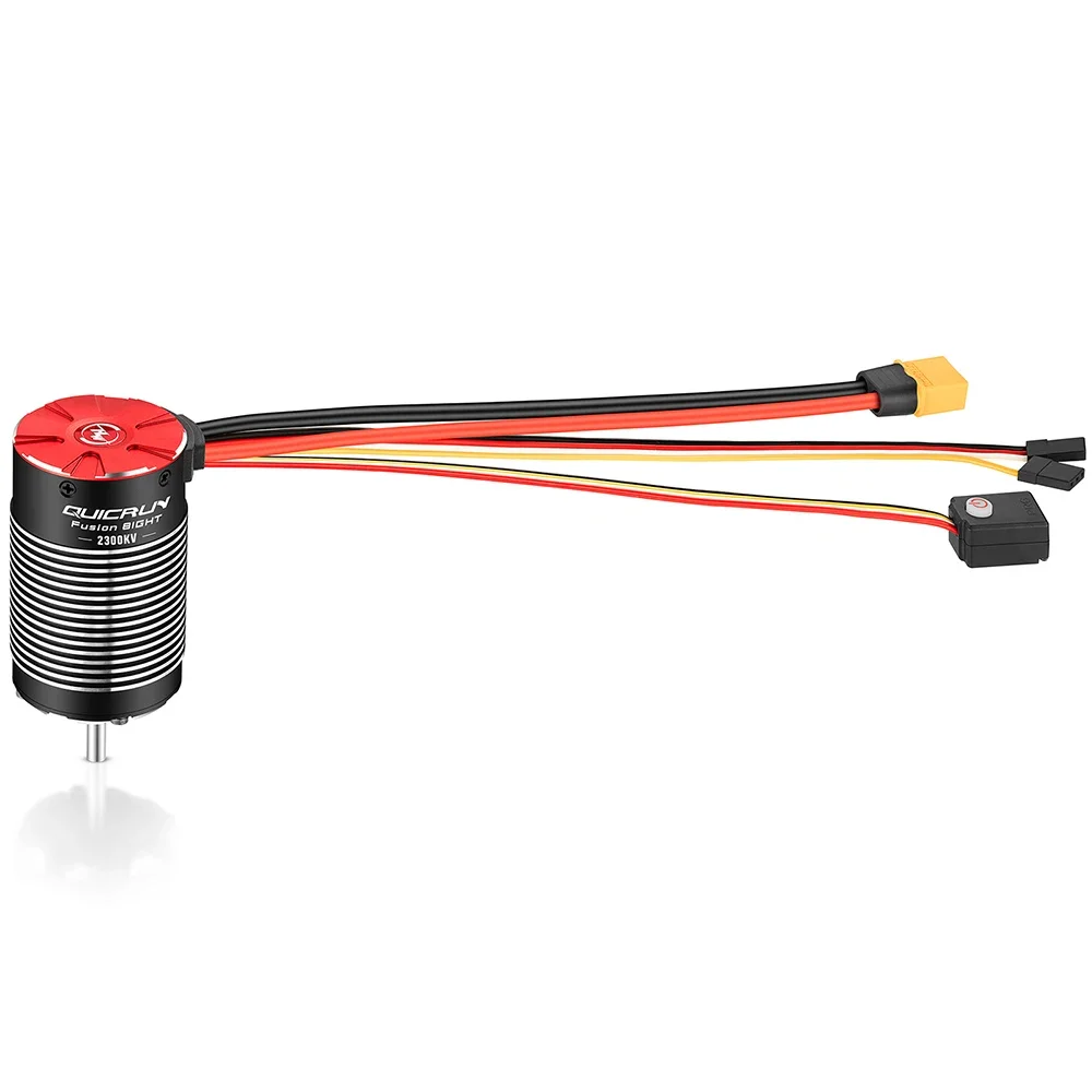 HOBBYWING QuicRun Fusion 8lGHT Bürstenloser 2300KV 2-in-1 Motor 80A ESC für RC 1:8 Crawler Auto – Detail 8