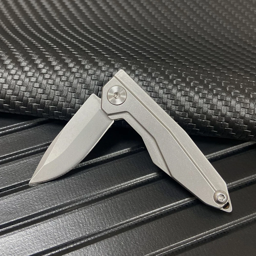 Imagem -03 - Faca Dobrável Mini de Canivete Portátil Fruit Edc Keychain Tool Box Opener Gadge Outdoor Aço Inoxidável