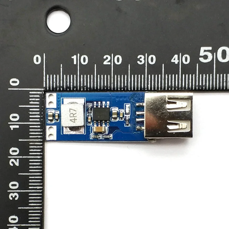 USB DC-DC 3 فولت 3.3 فولت 3.7 فولت 4.2 فولت إلى 5 فولت USB 1A 2A تصعيد إمدادات الطاقة دفعة محول وحدة المجلس