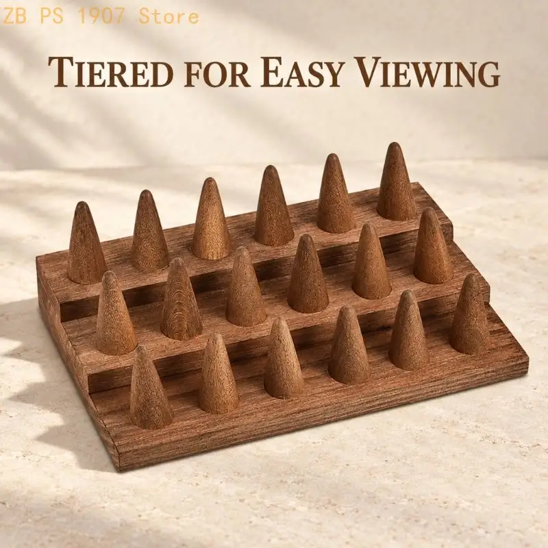 2-Piece Ring Stand Set for Clear, Organized Tabletop Viewing 55KA