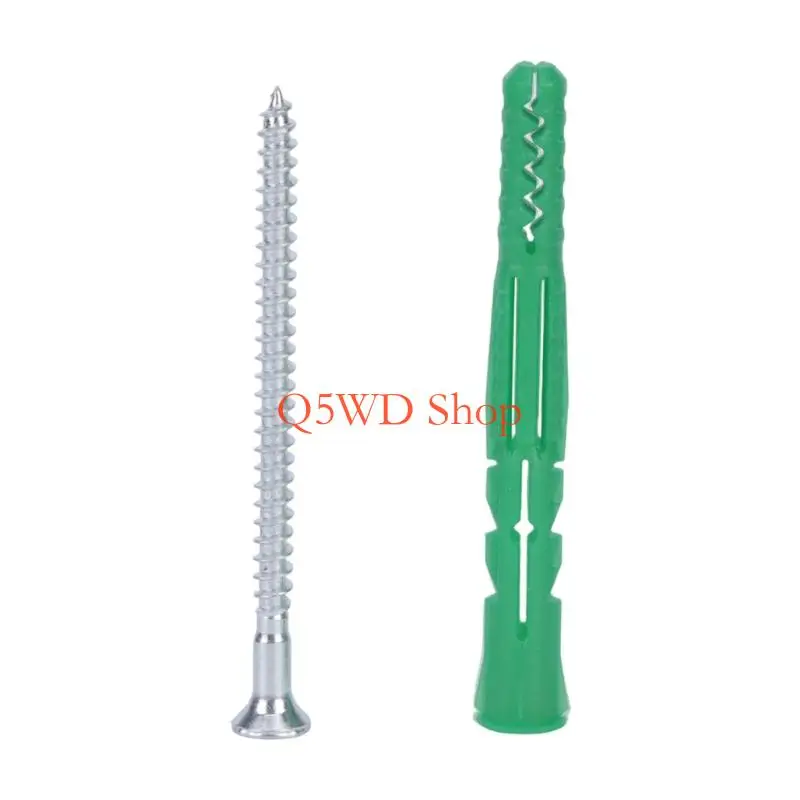 Q5WD 50Pieces Nylon Expansion Bolts Expansion Plug Tube 8mm For Quick And Simple Mounting Of Heavy Object Installation