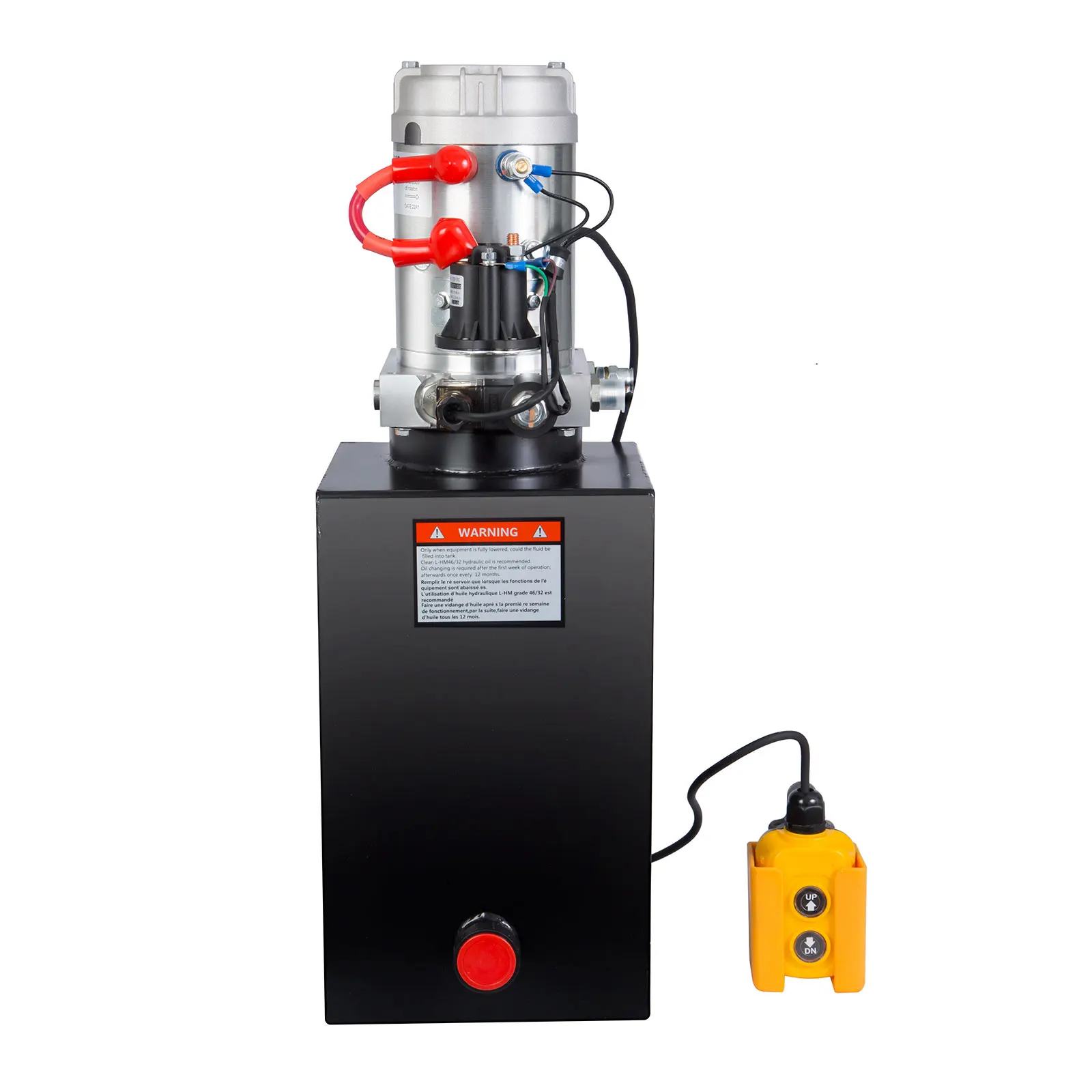 مصنع وحدة الطاقة الهيدروليكية عالية الجودة DC12V/1.6KW وحدة الطاقة الهيدروليكية من الحديد الزهر لمقطورة قلابة