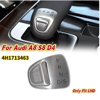 Car Gear Shift Knob Gear Head Cover Trim Fit LHD For A8 2011-2017 For S8 2013-2016 For D4 4H1713463 Gear Replacement Decoration