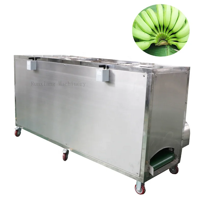 Full 304SS green banana peeling machine/banana peeling machine plantain chips peeling and slicing machine