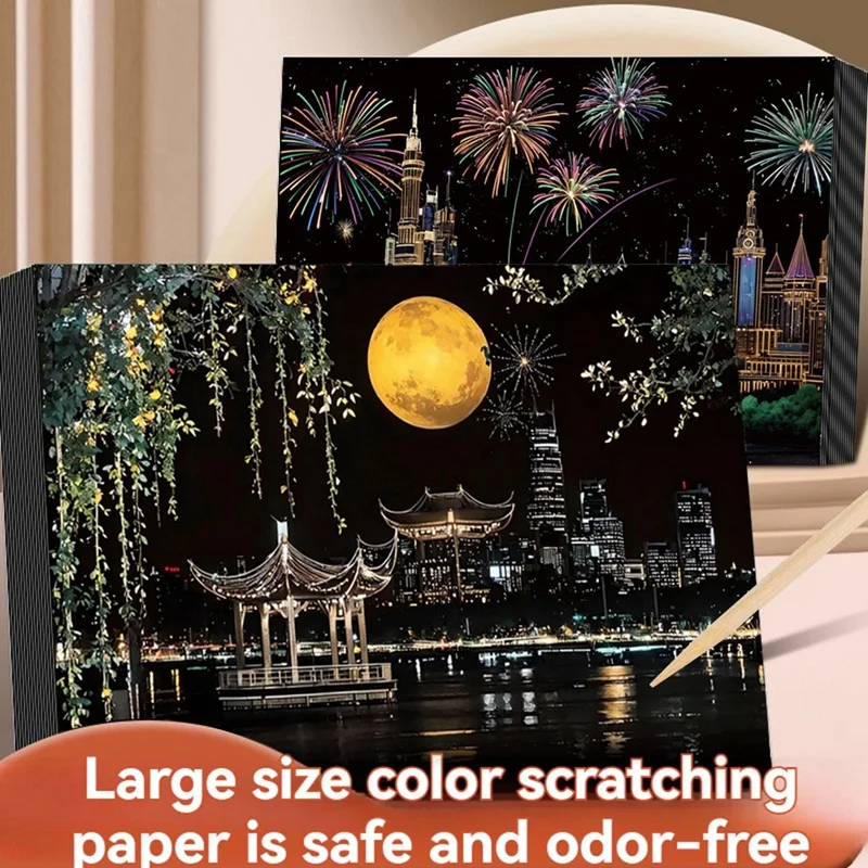 Handmade Accessories Adults Scratching Drawing Decompression Tool Toy Scraping Painting Birthday Gift DIY Craft