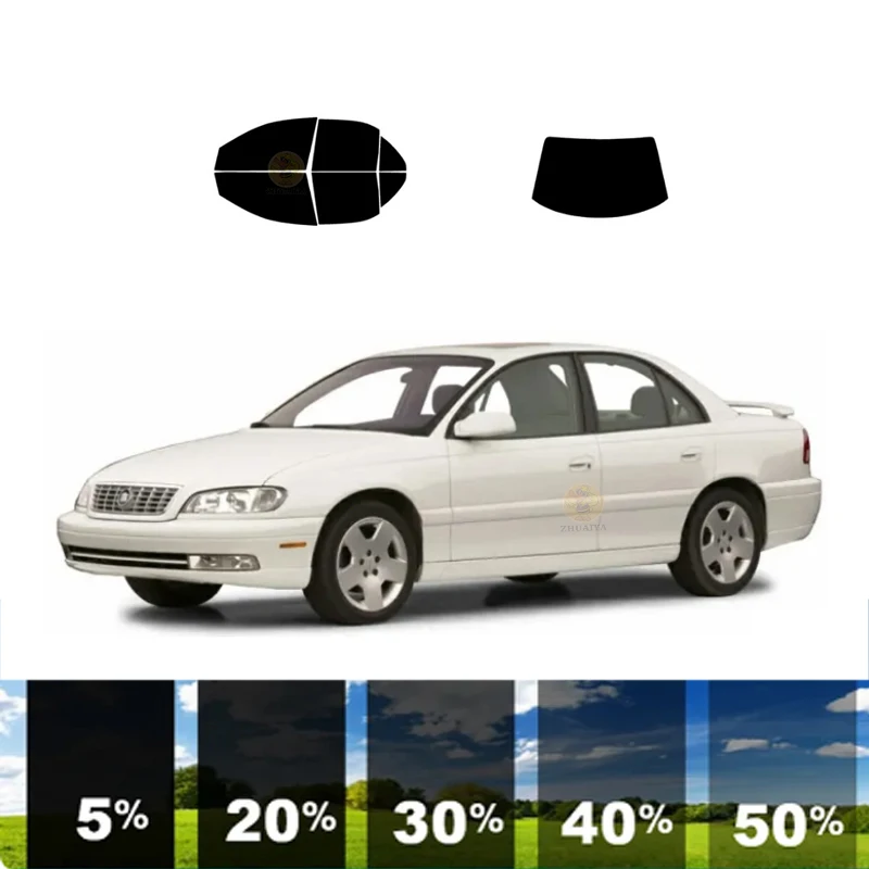 precut Removable Window Tint Film For Car 100% UVR 5%-70%VLT Heat Insulation Carbon ﻿For CADILLAC CATERA 4 DR SEDAN 1997-2001