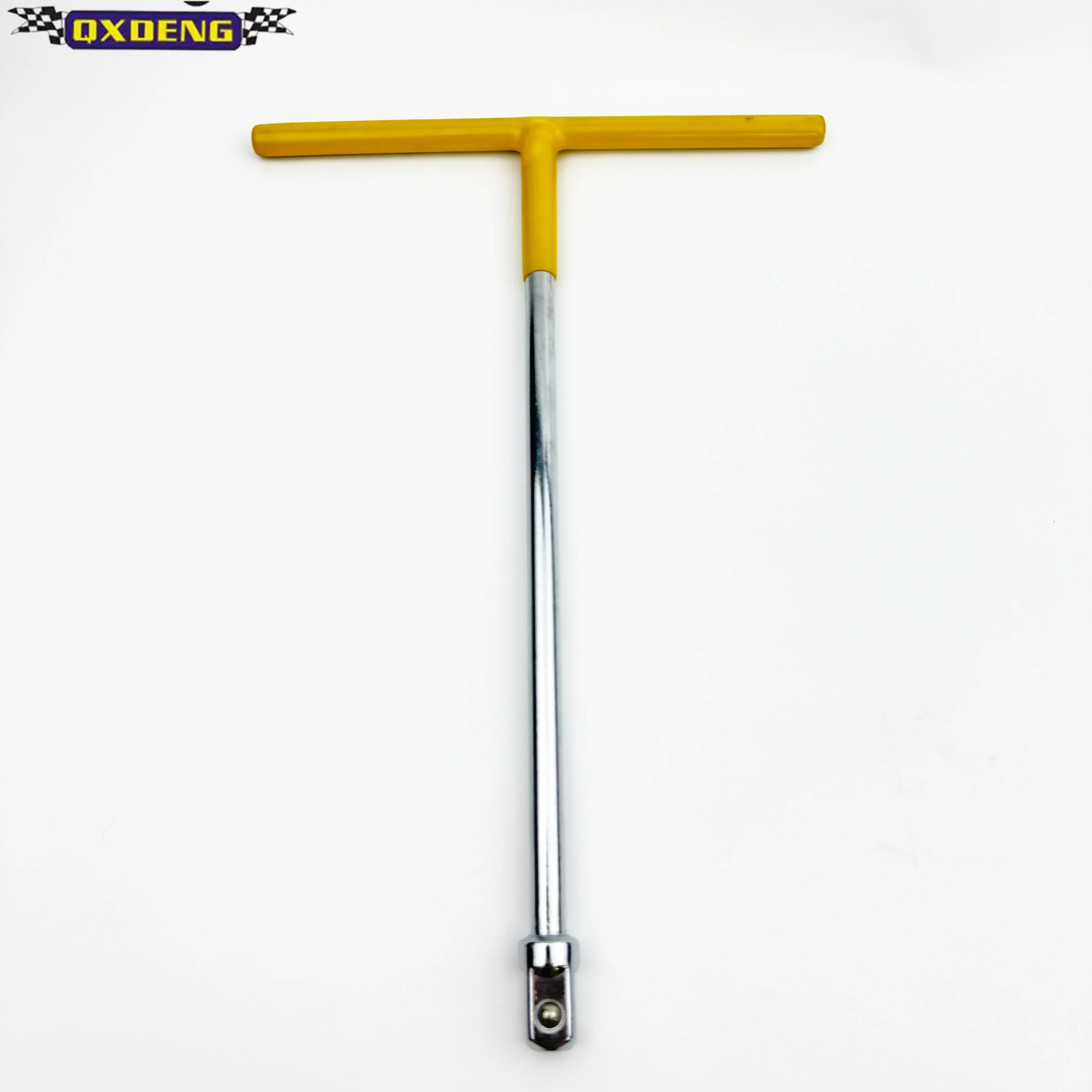 0046 Yellow Portable Repair Hand Tools High Quality T-Shape T-Handle Wrench Hex Socket Wrench 27*19cm 27 cm/10.63 inch 1/2 inch