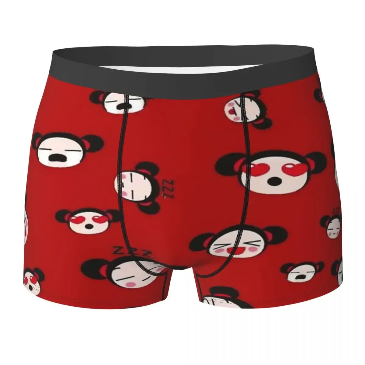 

Boxer Underpants Shorts Pucca Panties Men's Comfortable Underwear for Homme Man Boyfriend Gift