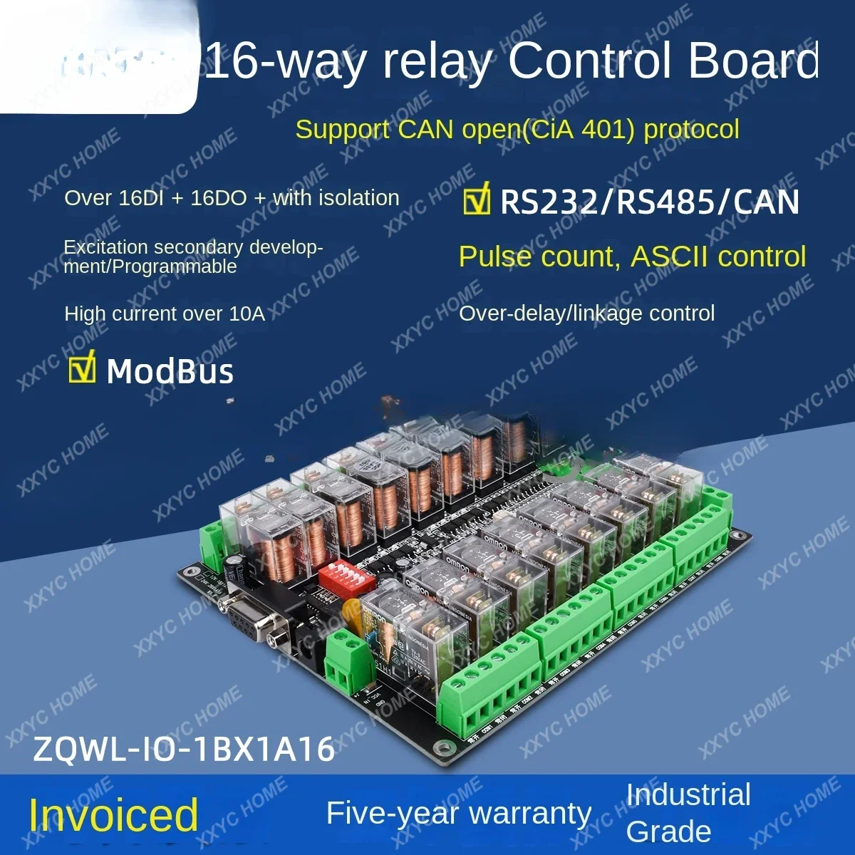 open control board module Modbus is programmable.