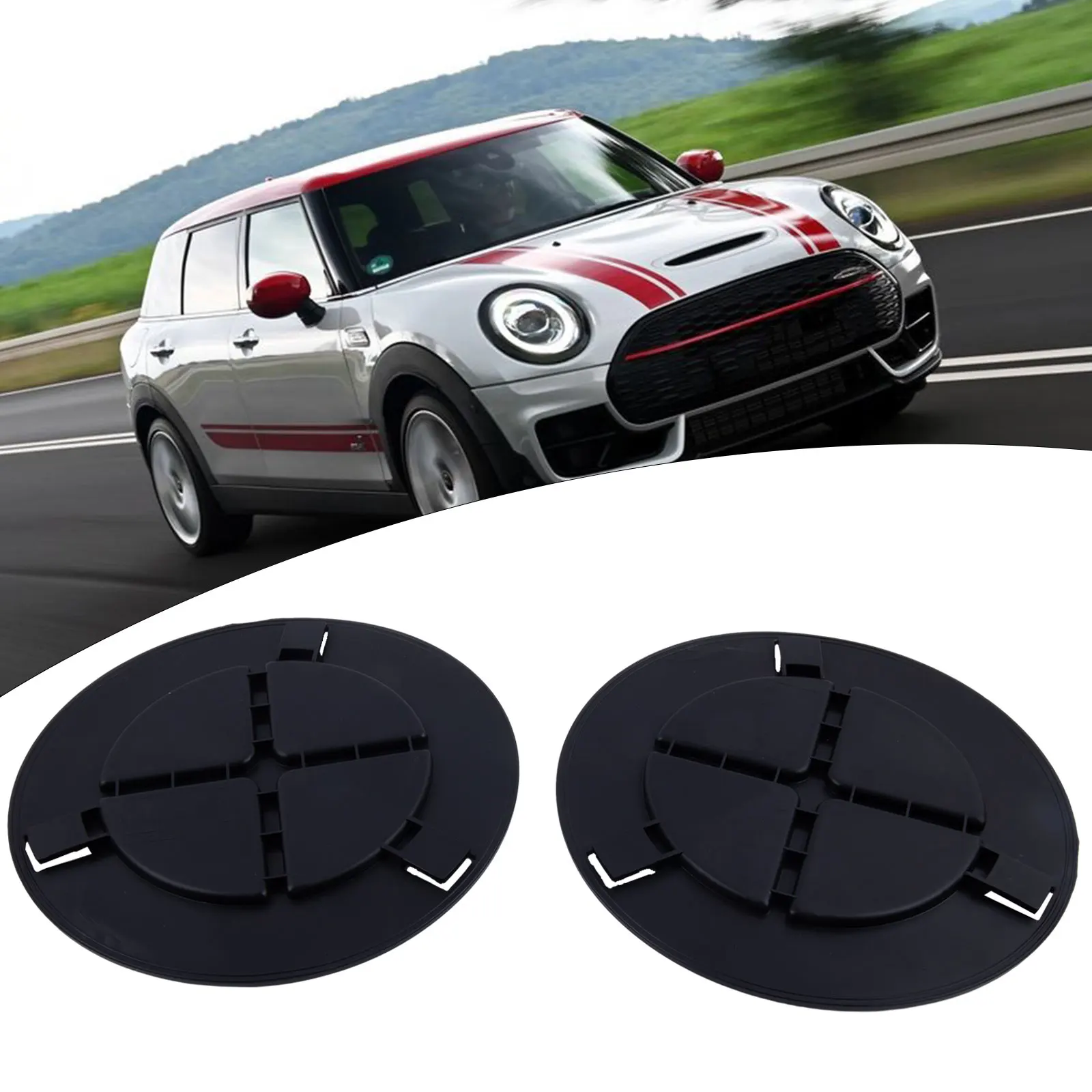 

Accessories Lid Wheelhouse Cover For BMW Mini R60 R61 Inner Fender-Access Cap Replacement 2Pcs 51719802413 9802413 ABS Exquisite