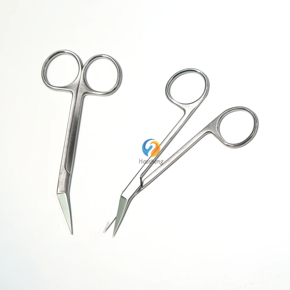 High Quality Converse Wilmer Nasal Scissors Angled Flat German Stainless Steel Rhinoplasty Surgery Scissor