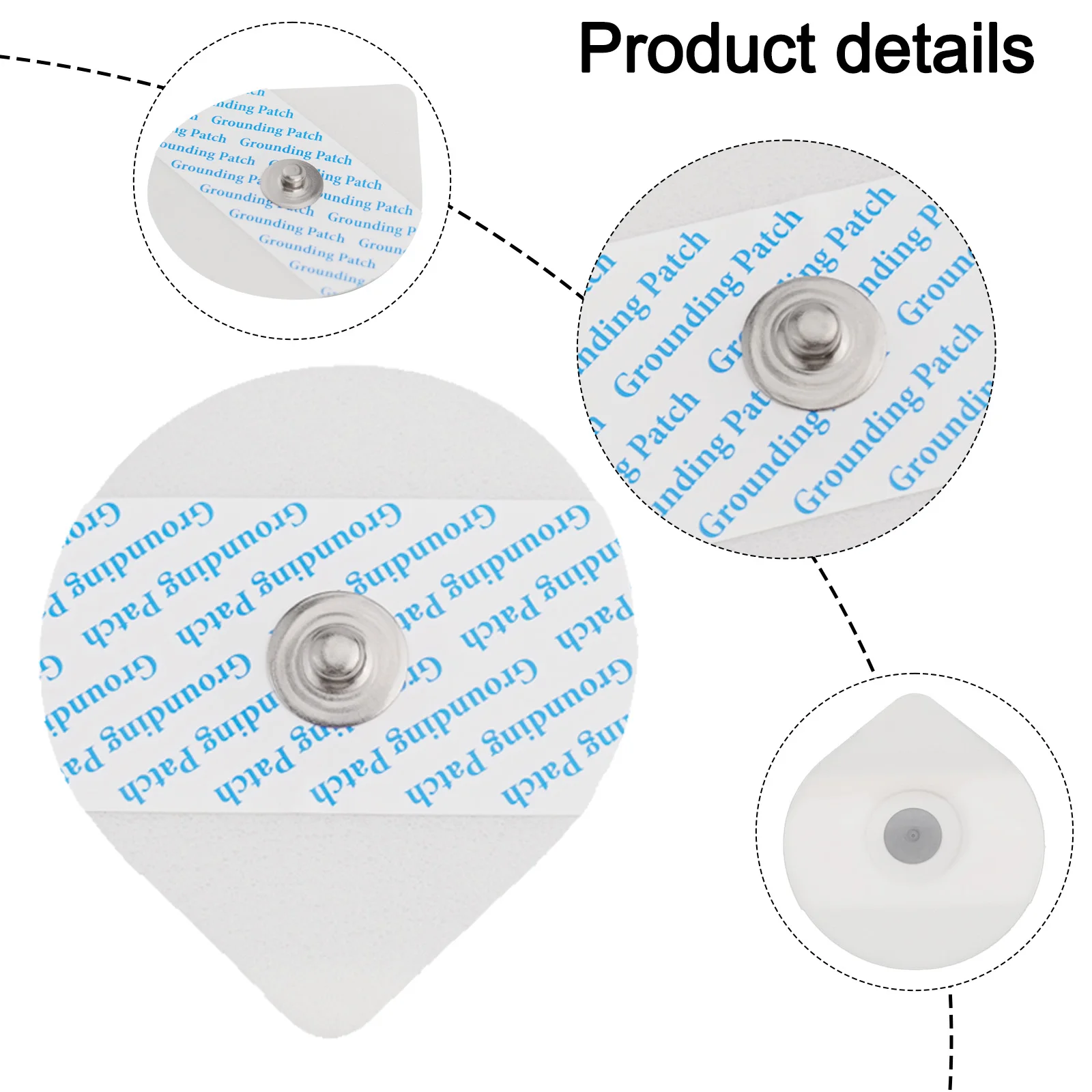 

Sticky Gel Pads for For grounding 30 Reusable For EARTHING Patches Featuring Reliable Copper Wire Material for Safety