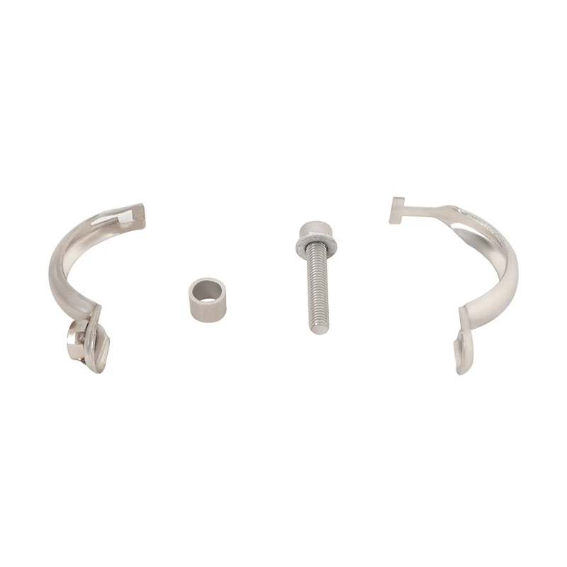 Motorcycle Exhaust Pipe Fxing Clamp Hoop Plug Stainless Steel Modified for DUKE 125 250 390 RC390 2017-2019