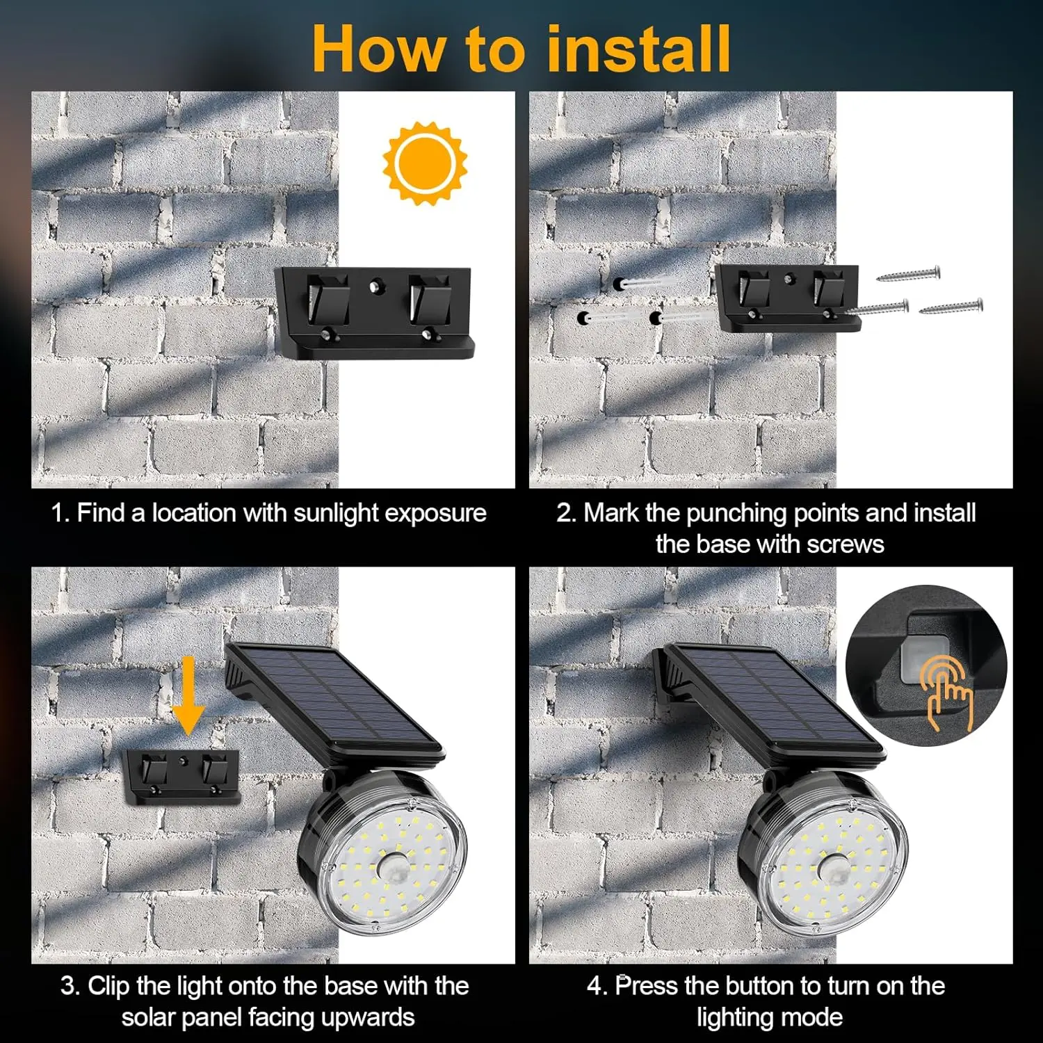 Solar Outdoor Lights Motion Sensor Outside Lamp with String Light for Fence Yard Patio Wall Decor Waterproof Solar Garden Light