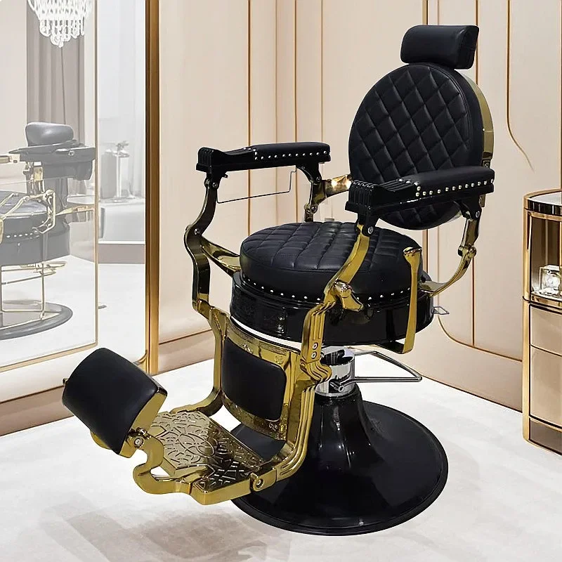 VP Vintage Barber Chair Heavy Duty Hydraulic Reclining Shaving Salon Stool for Men