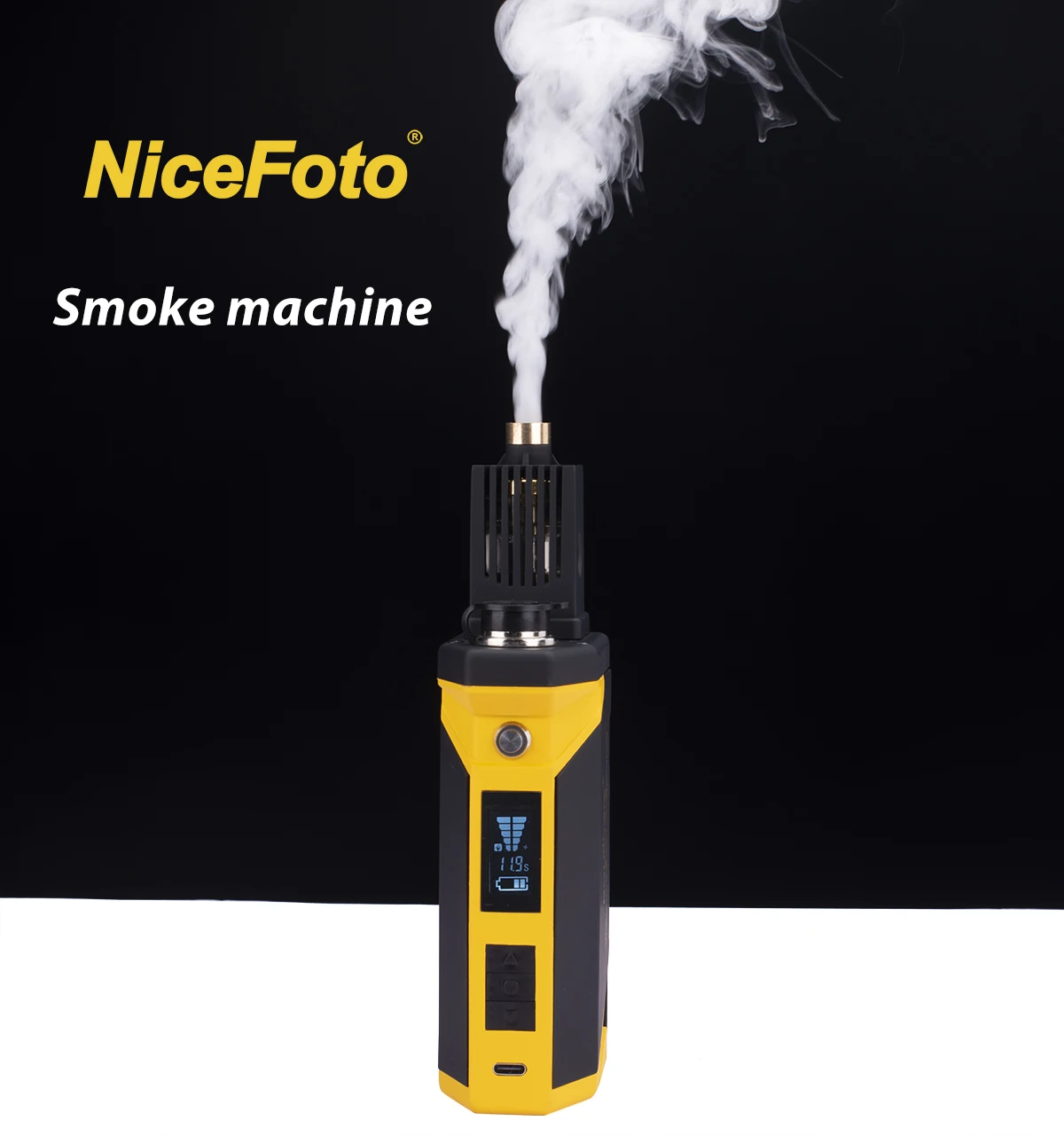 NiceFoto Fog 101 Portable Wireless Handheld Mini Mist Fog Maker Smoke Machine With Remote For Film Photography