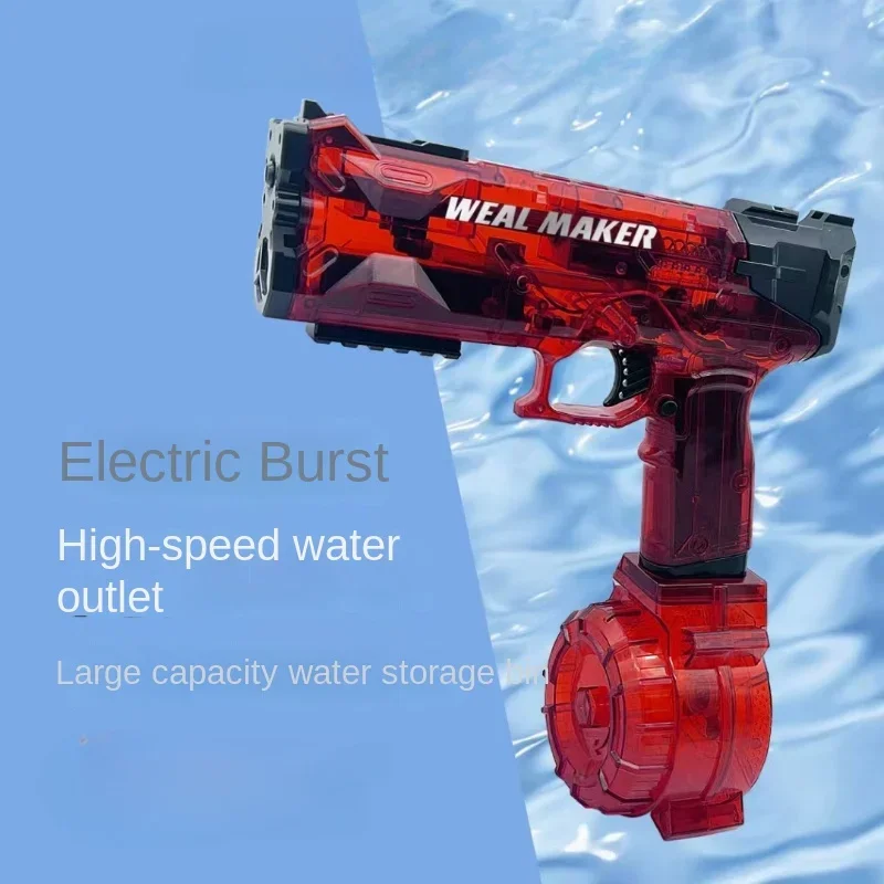 Induction Automatic Water Absorption, Electric Water Gun, Long Range, Summer Seaside Pool, Water Play, Toys